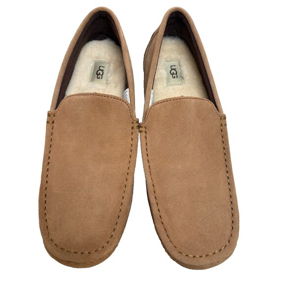 UGG Other - NWOB UGG Ascot Slip-On Slipper 1003419 Chestnut Brown Suede Shoes size 12